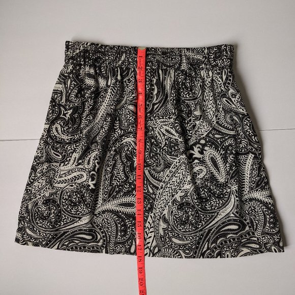 LOFT Shadow Paisley Fluid Pull On Skirt - Picture 8 of 9